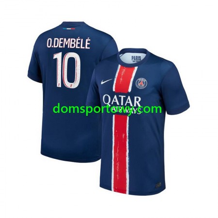 Koszulka Paris Saint-Germain Ousmane Dembele 10 Domowe Koszulki Piłkarskie 2024-2025 Krótki Rękaw
